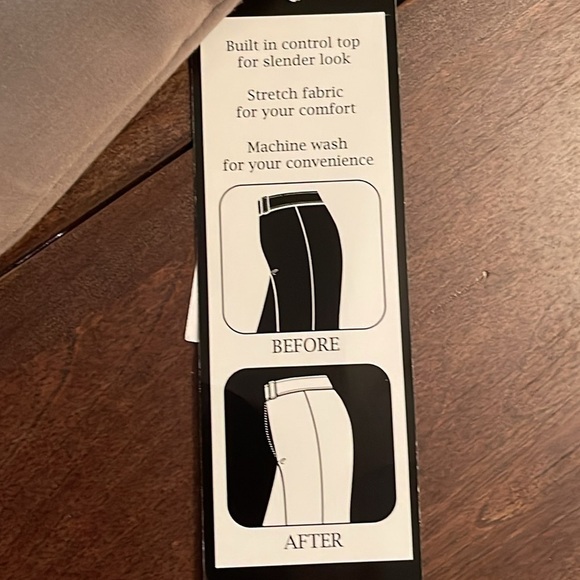 NWT SANDRO Control Top PETITE FULL LENGTH TROUSERS Sz. 8 Petite - Picture 10 of 16